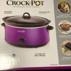 Crock-Pot Purple Slow Cooker